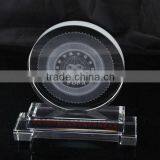 3d Laser Engraved Crystal Cube Company Gift