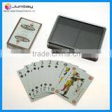 Double Deck 100% Pure Plastic PVC Playing Cards in PVC Plastic Box Quality Choice