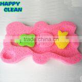 Eco-Friendly Bear Shaped Funny Baby Bath Mat / Baby Bath Sponge Mat thumbnail-3