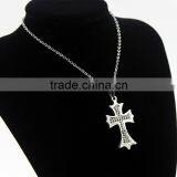 Diamond Cross Necklace Pendants, High-grade Stainless Steel Diamond Necklaces thumbnail-2