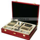 72 Pcs Tableware/flatware Set/cutlery Set With Wooden Box