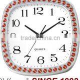 16 Inch Square Pearl Quartz Wall Clock thumbnail-1