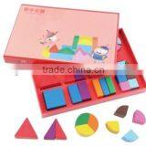 Wooden Educational Colorful Building Blocks Toy for Children