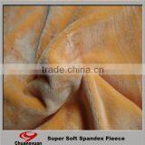2016 New Fashion Polyester Spandex Plain Dyed Velour Fabric For Garment. thumbnail-1