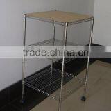 3-layer Metal Kitchen Shelf/display Shelf/metal Rack thumbnail-1