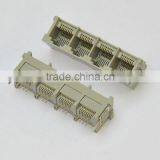 RJ45 Top Entry 1*4 Port PCB Socket/Connector