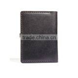 Hand-stitched With Dull Nickel Button for Closure Leather Book Holder thumbnail-3