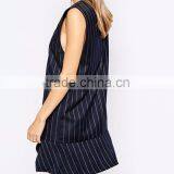 Navy Blue Sheath Dress Woman Clothes Hippie Tent Dress thumbnail-3