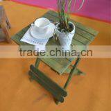 2014 New and Promotional Vintage Green Tables and Chairs for Cafe
