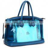 Custom Design High Quality Fashionable Transparent Pvc Laptop Tote Bag thumbnail-3