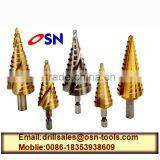 High Performance HSS Step Drill for Metal Drilling Use