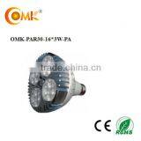 25W/35W/40W/45W Par30 LED Light Source OMK-PAR30-16*3W-PA