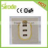 Modern Hotel Packaged 3 Port Indoor USB Adaptor thumbnail-1