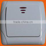 European Style Flush Mounted One Gang One Way Wall Switch With Light (F3101)