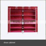 WUHUAN Space Saving Metal Shoe Rack With Non-woven Fabric thumbnail-1