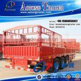 China manufactory 3 axle Livestock Truck Semi Trailer for Sale /Stake Semi Trailer/Cattle Transport Trailer