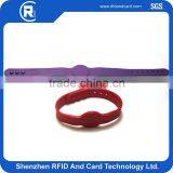 MIFARE Classic 1KRfid Silicone Wristbands/ Rfid Bracelet silk-printing/NFC wristband