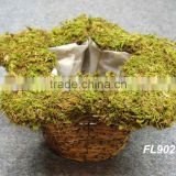 Rattan Christmas Flower Pot