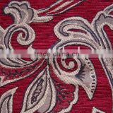 Polyester bold tree design chenille sofa fabric