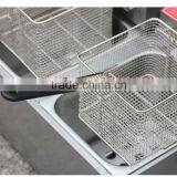 Commercial Kitchen Equipment Electric 2- Basket Deep Fryer in Guangzhou thumbnail-2