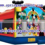 Hot Sale Mickey Mouse Inflatable Bouncy Castle, Slide Jumper, Inflatable Combo