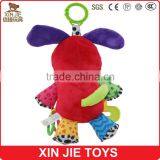 Squeaky Soft Dog Toy for Baby Squeeze Musical Dog Hanging Plush Baby Toy thumbnail-3