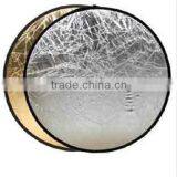 40cm 2 In1 Round Golden and Silver Collapsible Flash Photo Studio Light Reflector thumbnail-2