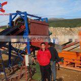 Movable Gold Trommel/alluvial Gold Washing Trommel Screen