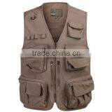 Custom Men Multi Pockets Fish Vest