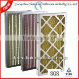 Medium Efficiency Anti-humidity Foldaway Paper/ Metal Frame Synthetic Filter With Large Dust Holding Capacity and Large Air Flow thumbnail-2