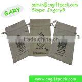 Custom Linen Drawstring Buddha Gift Bag thumbnail-4