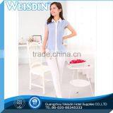 Cheap Price Hot Sale Herringbone Ladys Shirt Office thumbnail-1