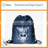 Wholesale 3D Printed Drawstring Bags Drawstring Backpack Supplier's Choice thumbnail-4