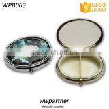 Round Jewelry Decorative Pill Boxes Custom thumbnail-3
