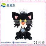 Plush 8" Black Bad Kitty Cat Plush Doll thumbnail-1