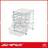 Stackable Storage Wire Mesh Basket and Popular Assemble Adjustable Storage Baskets thumbnail-4