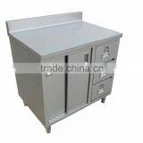 NSF Approval Stainless Steel Kitchen Cabinet With Three Drawers/ Commercial Cabinet thumbnail-1