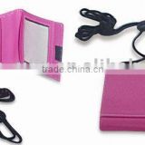 Women's Wallet with Belt and Velcro Closure, Available in Various Colors