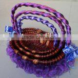 Bamboo Basket Hanging Gift Basket for Festival Storage Basket thumbnail-5
