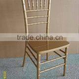 cheap wooden gold tiffany chair for event