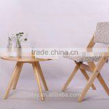 TDCT-60 Round Plywood Dining Room Cafe Table With Birch Veneer thumbnail-4