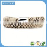 Best Selling Hot Chinese Products White Wrap Snake Real Leather Bracelets