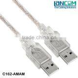 LC Transparent Micro Usb Cable, Best Price Usb Data Cable, High Speed And Quality USB 2.0 Cable AM/AM thumbnail-1