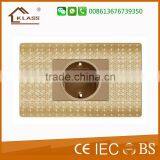 Europe Style Power Socket, Plug Seat for Russia Market, CE Certificate, European Standard thumbnail-1