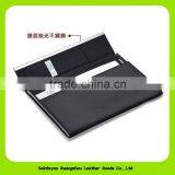 High Quality Eco Friendly Hard Cover Leather a4 Conference Folder Black thumbnail-4
