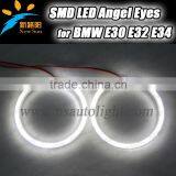 E30 E32 E34 LED Angel Eyes SMD 3014 Halo Ring Angel Eyes 4 Rings 120mm 123pcs Led High Brightness Headlight for BMW