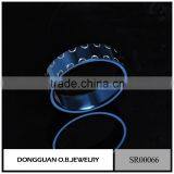 Fashionable Jewelry Men's Ring With White Gold Color /Stainless Steel Ring Designs thumbnail-5