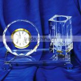 2016 high quality fancy crystal clock,crystal gift, crystal crafts