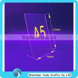 China Factory Hot A5 Acrylic Sign Holder Inclined Griffin Manufacturer Price