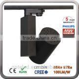 3 Phase 4 Wires Commercial Shop Tracklight 30W 35W COB LED Dimmable Track Light With Cree Cob thumbnail-3